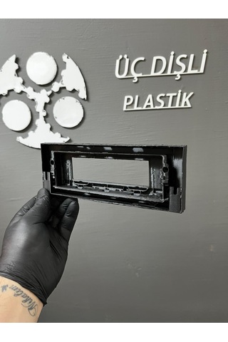 Peugeout 407 Teyp Yuvası Uyumlu Bilgi Ekran Kasası Siyah 3d Baskı 1 Adet