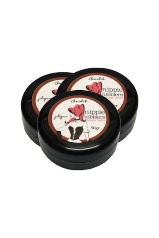 Hintohu Nipple Nibblers Tingle Balm Chocolate Flavored 50ml Çikolatalı Göğüs Bakım Kremi 3 Adet