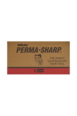 Perma-sharp Stainless Yaprak Tam Jilet Tıraş Bıçağı 100'lü 20 X 5 7702018005819