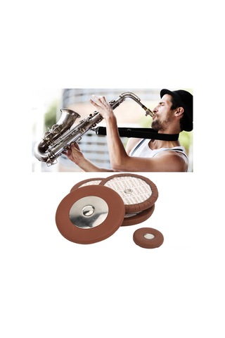 Hfambition Alto Saksafon Kuzulu Deri Paspası Seti, 8.1-45.9mm Çeşitli Boyutlar, 26 Adet, Kolay Değiştirilebilir, Kaliteli Malzeme