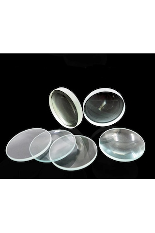 Cam Mercek Seti 6 Adet 50mm Çapında Kenarları Tıraşlı Saklama Kutusu İle