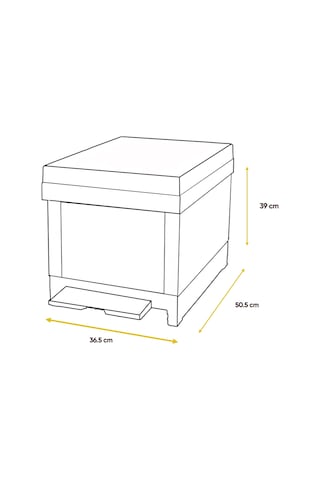 Derabee Termo Arı Kovanı Pvc Arı Villası 8 Çıtalık Tek Katlı