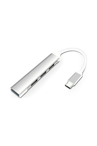 Ally S-803 4in1 Type-c To 4x Usb3.0 Hub Çoğaltıcı Çevirici Dönüştürücü Adaptör- 5775 Gri