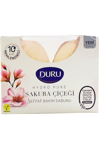 Duru Hydro Pure Sakura Çiçeği Sabunu 2 x 135 G