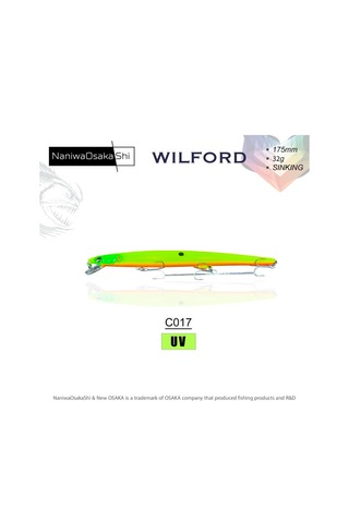 Nanıwaosakashı Wılford 175mm 32g Sınkıng C017