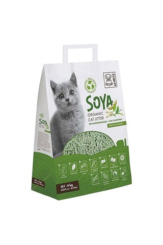 M-pets Soya Organik Yeşil Çaylı Kedi Kumu 10 Lt 244-42001.01