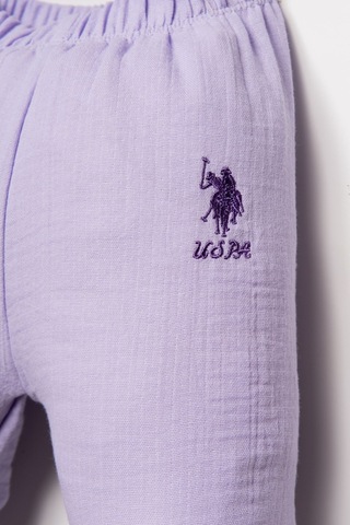 U.S. Polo Assn.  Kız Bebek Mor Takım Mor
