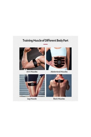 Ruicoo Domary Akıllı Karın Kası Egzersiz Cihazı - 6 Mod 9 Şiddet Seviyesi, Usb Şarjlı, Kas Geliştirici Masaj Patiği Çok Renkli