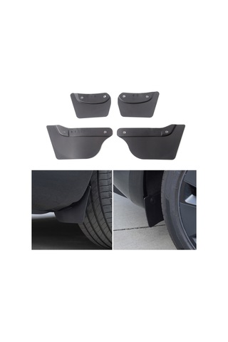 Anjiexun Tesla Model 3 Highland 2024 Araba Tekerlek Çamurlukları Koruyucuları Çamurluklar