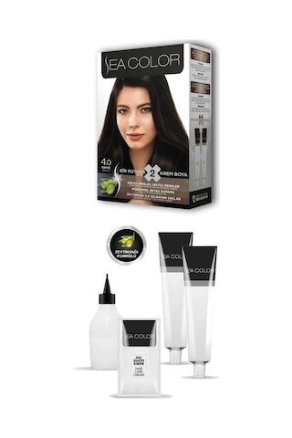 Sea Color 4.0 Saç Boyası Kahve 2 x 100 ML