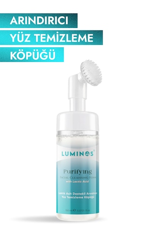 Luminos Fırça Başlıklı Yüz Temizleyici ve Arındırıcı Köpük 150 ML