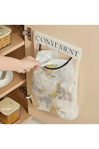 Trendooze White Büyük Kapasiteli File Saklama Çantası - Asılabilir Duvar Düzenleyici Kapasiteli Çanta