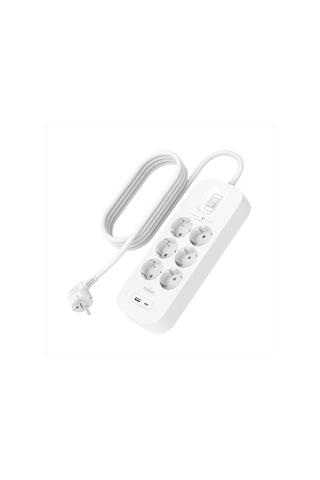 Belkin Srb002vf2m Usb-c-usb-a 6x Akım Korumalı Priz 2m