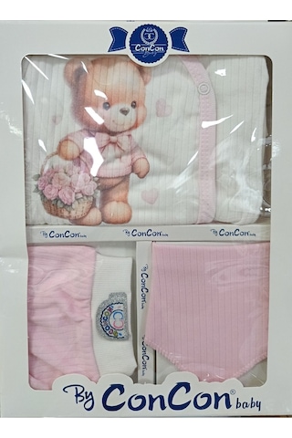 By Concon Conconi Pembe1 5 Li Zibin Seti Hastane Çikiş Seti Pembe
