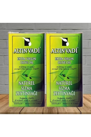 Altinvadi Naturel Sızma Zeytinyağı Teneke 2 x 5 L