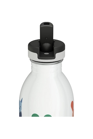 Kids Bottle Best Friends Pipetli Paslanmaz Çelik Çocuk Su Matarası 500 Ml Renkli