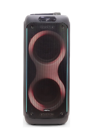 Hepu Hp 940 Taşınabilir Şarjlı Bluetooth Hoparlör 80 W Rms 2 10 İnc Woofer Extra Bass Karaoke Mikrafon