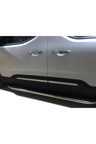 Peugeot Rifter Krom Yan Kapı Çıtası 4 Parça 2019 ve Üzeri Paslanm