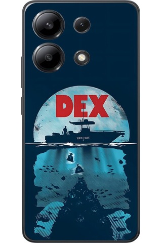 Xiaomi Redmi Note 13 Uyumlu Şeffaf Kılıf Dexter Tasarımlı