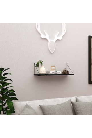 Endpa Armoni 1 Raflı Set 30x72 Cm Siyah