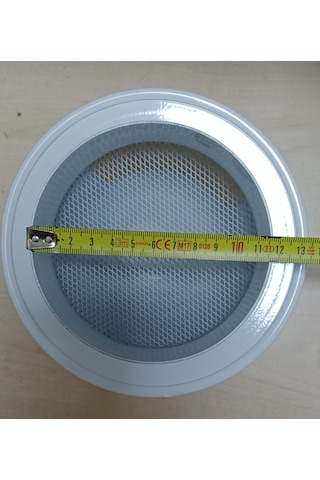Dış Cephe Davlumbaz Aspiratör Çıkış Kapağı Rüzgar Yağmur Önleyici 120 Mm 12 Cm Beyaz