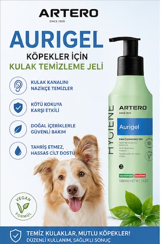 Artero Aurigel Köpekler İçin Kulak Temizleme Jeli 100 Ml