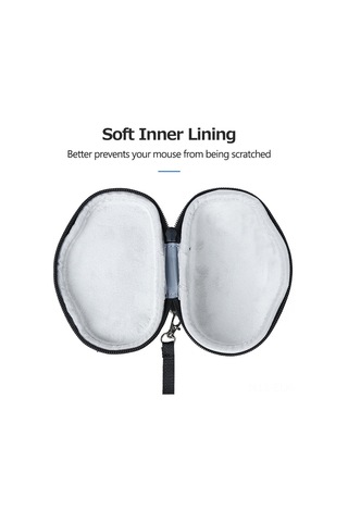 Xindoker Logitech M720/m705 İçin Eva Materyal Siyah Fantezi Mouse Saklama Çantası, Sağlama Ve Taşınabilirlik Özellikleriyle Siyah