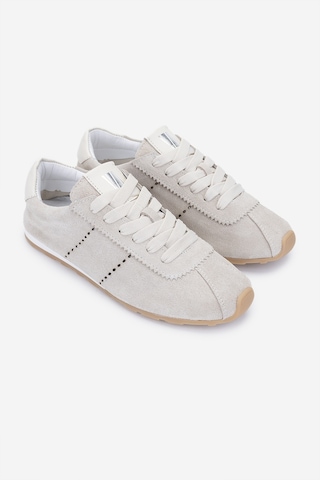 Valmenti Kadın Hakiki Deri Bej Süet Sneakers & Spor Ayakkabı 1119 0138 Bn Ayk Y25 Bej Suet Bej