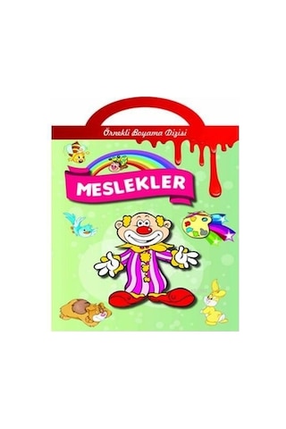 Meslekler Örnekli Boyama- Parıltı Yayınları