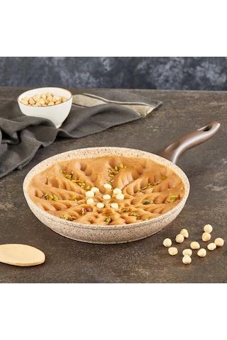 Falez Creamy Granit Tava 32 Cm Cre 3035