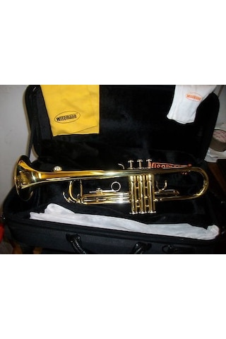 Wisemann Dtr-200 Si Bemol Trompet Seti Gold Kanvas Çantalı