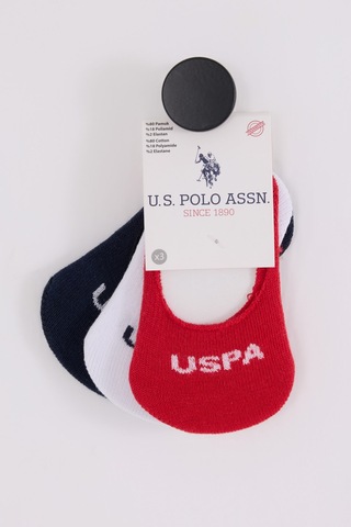 U.S. Polo Assn. U.s. Polo Assn Bebek Erkek Bebek Beyazlacivertkırmızı Bebek Corap Beyaz/lacivert/kırmızı