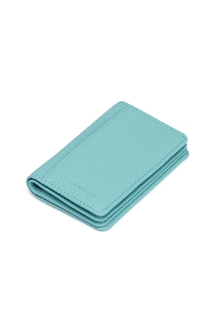 Tergan Mavi Deri Unisex Kredi Kartlık 01601N29