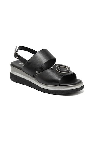 Black Sandalet Kadın Diğer 10221-e5 Repo Siyah