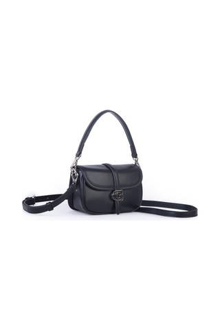 Nas Bag Premium Seri Mini 2li Set Çapraz El Ve Cüzdan Seti Siyah Siyah