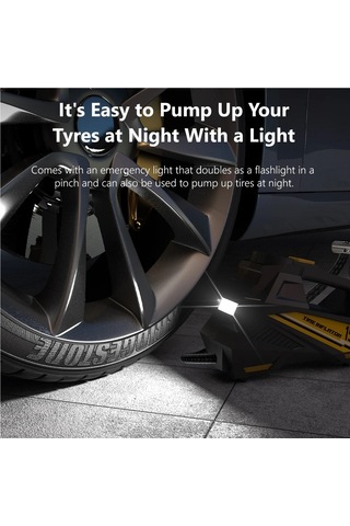 Jialan Kablolu Taşınabilir Araba Hava Pompası Yükseltilmiş 12v