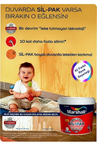 Marshall Sil-Pak 15Lt=20Kg-10 Kat Daha Fazla Silinebilir-Leke Tut (278728108)