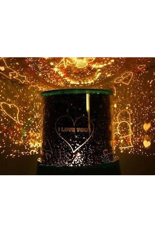 Star Love Projeksiyonlu Gece Lambası .