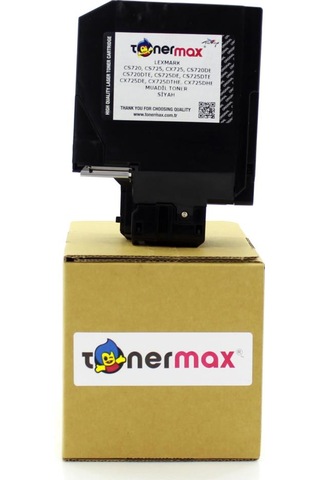 Tonermax Lexmark Cs720-74C5Hk0 Siyah Uyumlu Toner Yüksek Kapasiteli