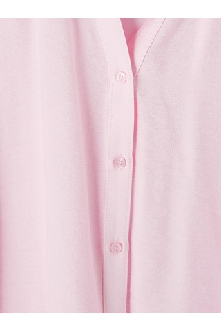 Lcw Vision Pembe Oversize Armürlü Kadın Gömlek
