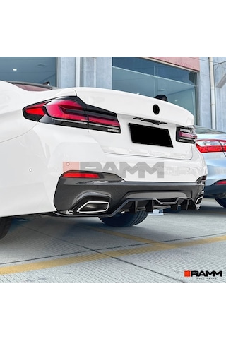 Bmw G30 Serisi - G30 Lcı M Sport Difüzör Parlak Siyah