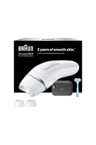 Braun Ipl Silk Expert Pro 5, Evde Lazerle Tüy Alma, Çanta, Gillette Venus, 2 Başlık, Pl5234