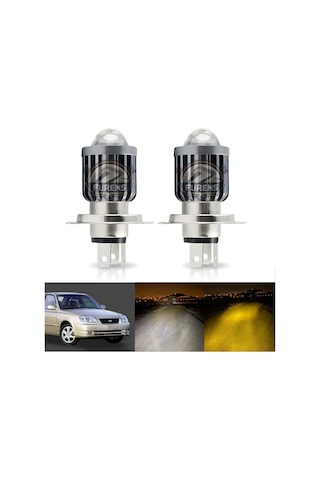 Hyundai Accent 1995-1999 Mercek Led Xenon Uzun - Kısa Çift Renk