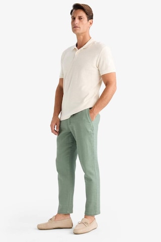 DeFacto %100 Pamuk Yazlık Jogger Pantolon Regular Fit Normal Kesim Keten Görünümlü Düz Paça Cepli B4138AX25SPGN457