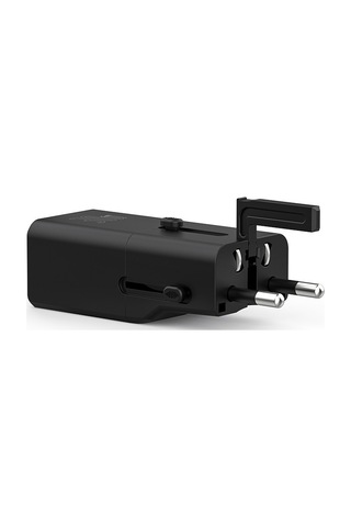 Recci Rcg-p07 Çoklu Universal Us/uk/eu/au Uyumlu Şarj Adaptörü 30w Siyah