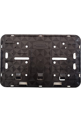 Çerçeveli Motor Plakalık Plaka Altlığı Beyaz 17x26 Cm