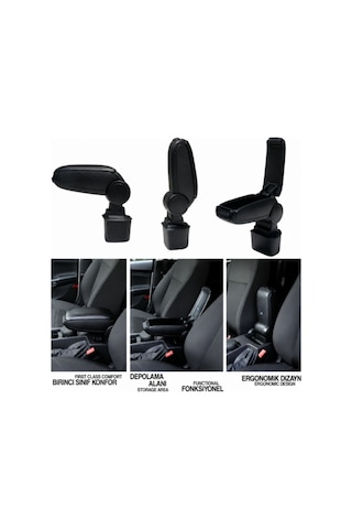 Opel Astra J Kasa 2009 2010 2011 2012 2013 2014 2015 2016 Uyumlu Araca Özel Kolçak Kol Dayama Orta Konsol Siyah