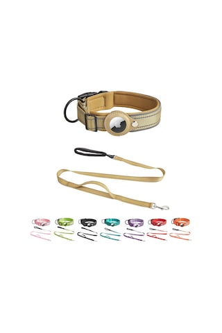 Yer Belirleme Yaka Havatag Köpek Yaka Köpek İzleme Havatag Yaka Kaybolma Karşıtı Evcil Hayvan Yaka Köpek İpi Mor Yaka M