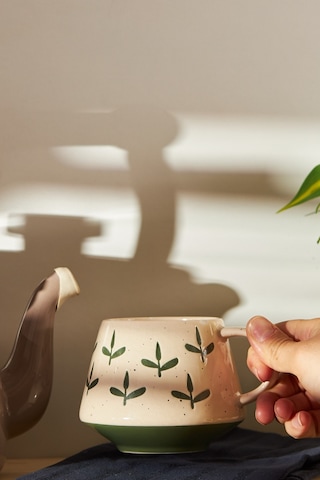 Emsan Ethnic Grass Kupa 480 ML Yeşil