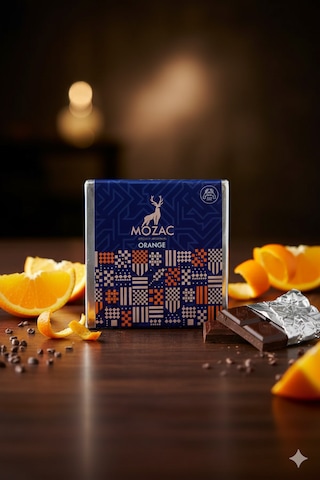 Mozac Premium: Portakallı Bitter Bolu Çikolatası 5'li Gurme Set